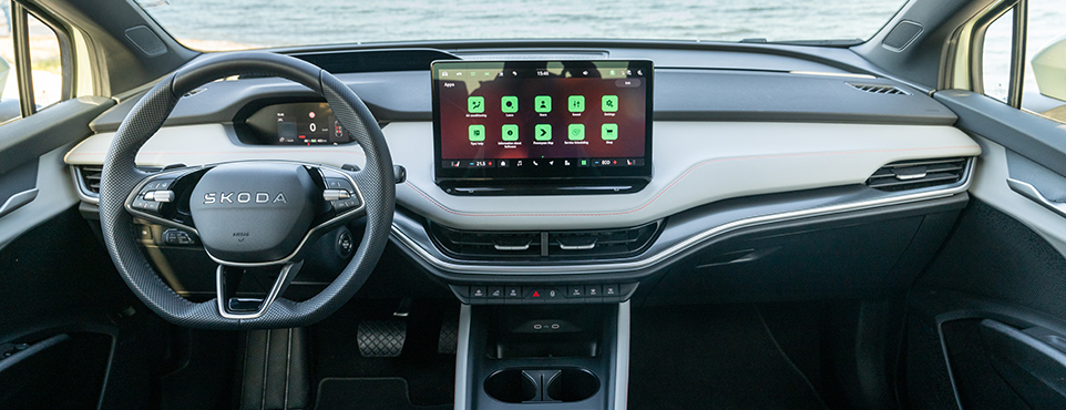 Cockpit Innenbereich des Škoda Elroq.