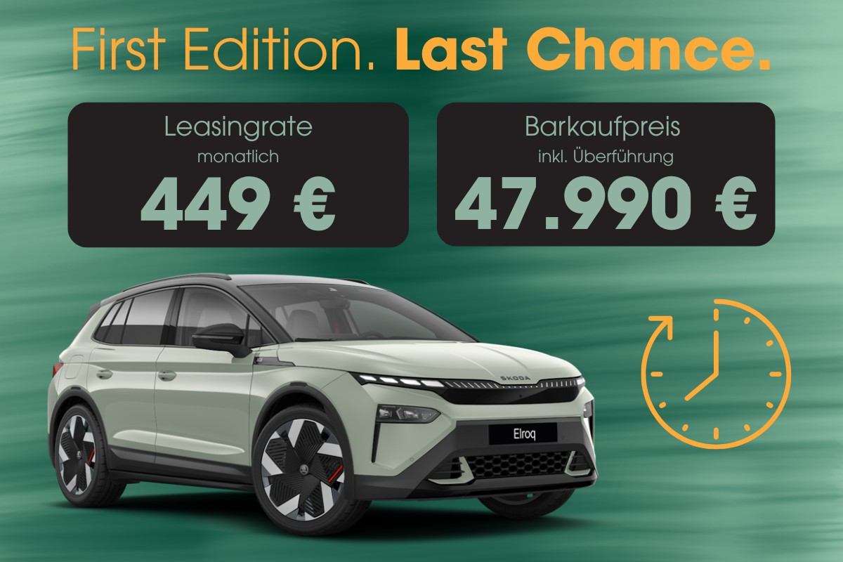Skoda Elroq First Edition Leasingangebot