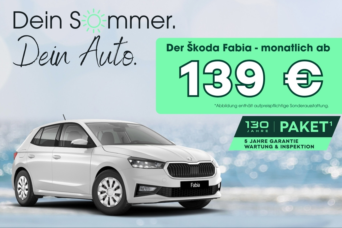 Skoda Fabia Angebot 139€ mtl.
