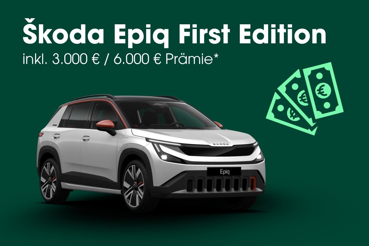 Skoda Epiq First Edition mit E-Prämie