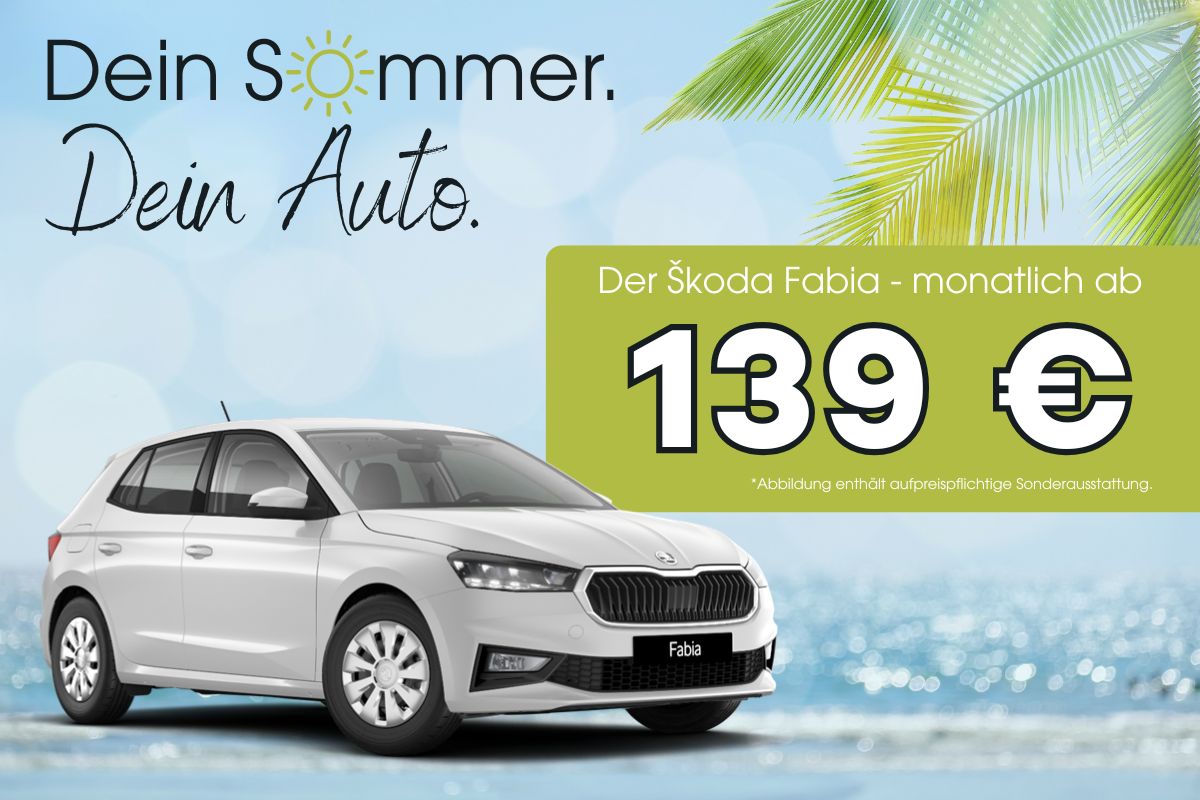 Skoda Fabia Angebot 139€ mtl.