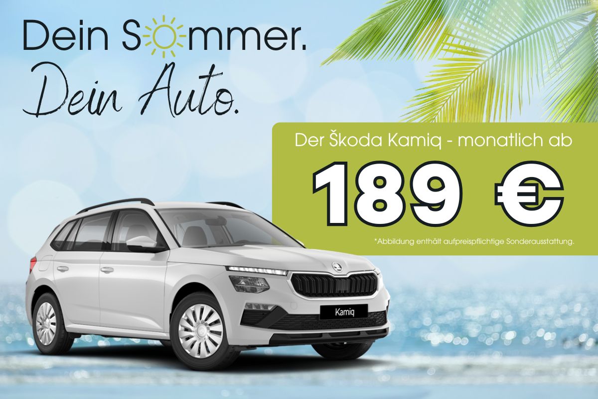 Skoda Kamiq Angebot 189 € mtl.